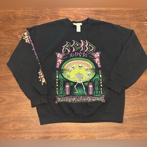 Project Social from Urban Outfitters AC/DC with Neon Skull Graphic